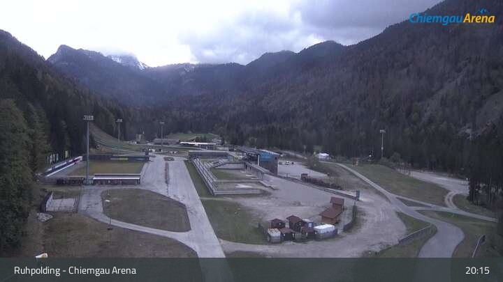 Archiv Foto Webcam Ruhpolding: Biathlonstadion Chiemgau Arena