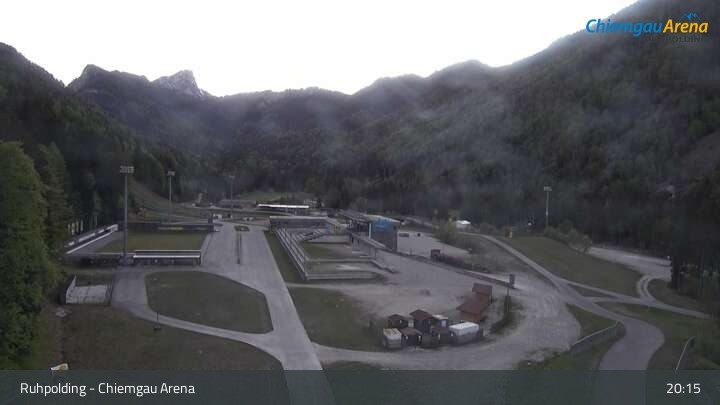 Archiv Foto Webcam Ruhpolding: Biathlonstadion Chiemgau Arena