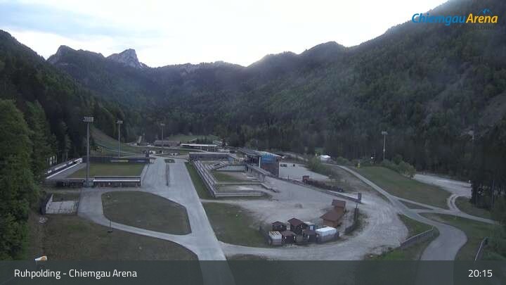 Archiv Foto Webcam Ruhpolding: Biathlonstadion Chiemgau Arena