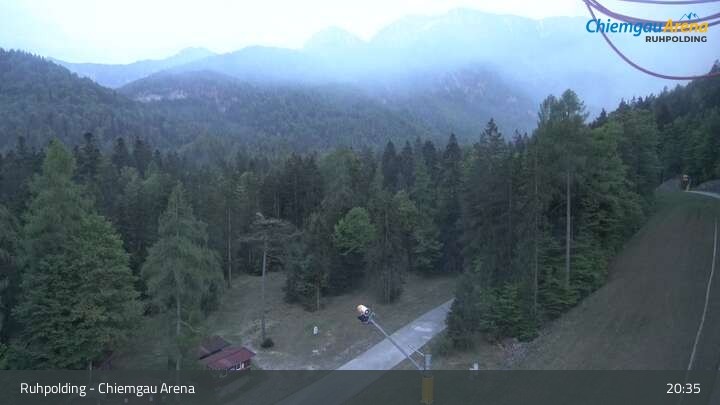 Archiv Foto Webcam Ruhpolding: Biathlonstadion Chiemgau Arena
