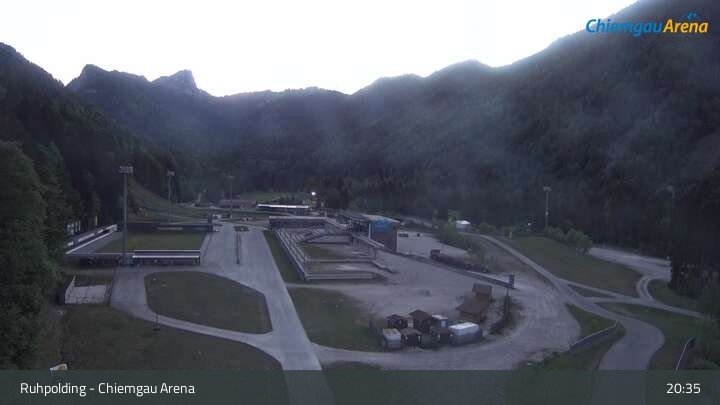 Archiv Foto Webcam Ruhpolding: Biathlonstadion Chiemgau Arena