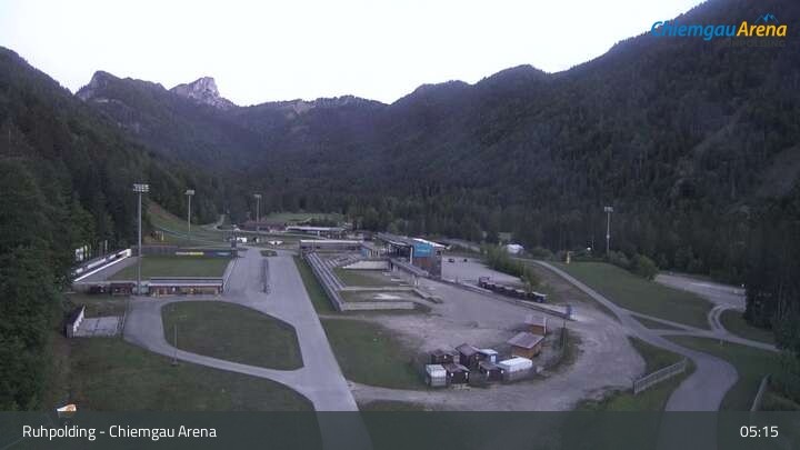 Archiv Foto Webcam Ruhpolding: Biathlonstadion Chiemgau Arena