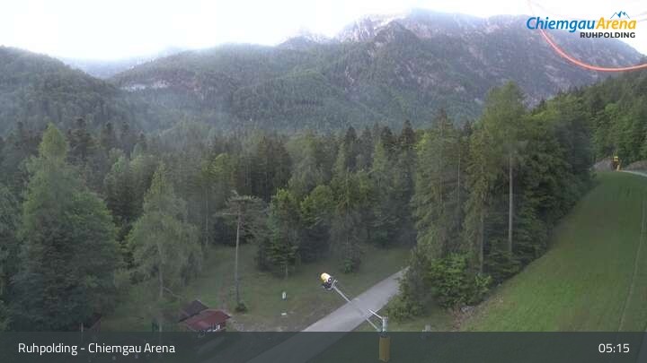 Archiv Foto Webcam Ruhpolding: Biathlonstadion Chiemgau Arena