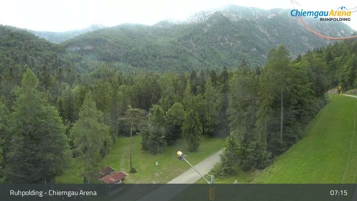 Archiv Foto Webcam Ruhpolding: Biathlonstadion Chiemgau Arena