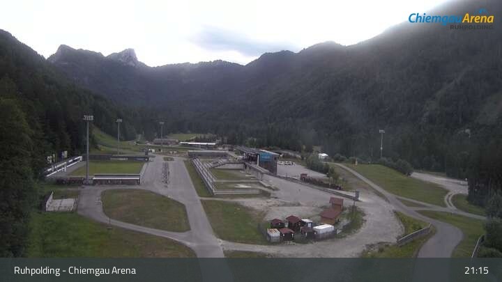 Archiv Foto Webcam Ruhpolding: Biathlonstadion Chiemgau Arena
