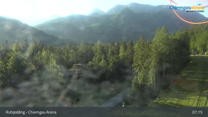 Archiv Foto Webcam Ruhpolding: Biathlonstadion Chiemgau Arena