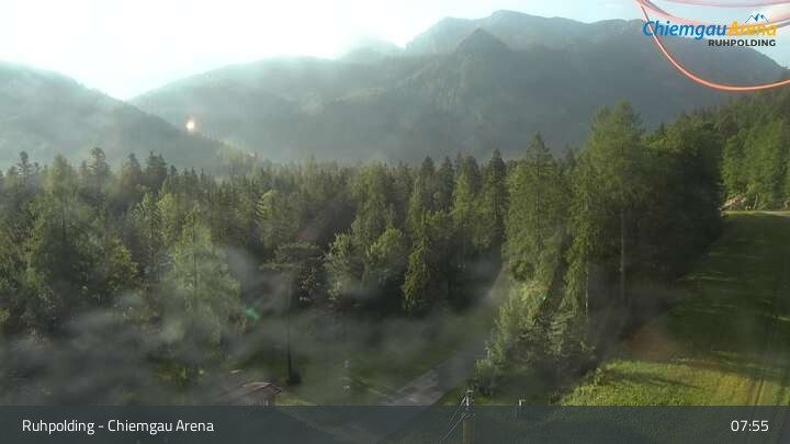 Archiv Foto Webcam Ruhpolding: Biathlonstadion Chiemgau Arena