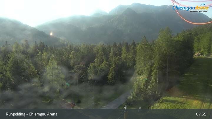 Archiv Foto Webcam Ruhpolding: Biathlonstadion Chiemgau Arena
