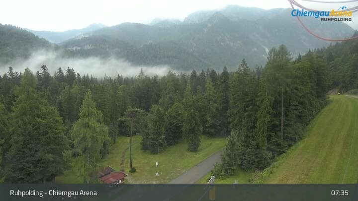 Archiv Foto Webcam Ruhpolding: Biathlonstadion Chiemgau Arena