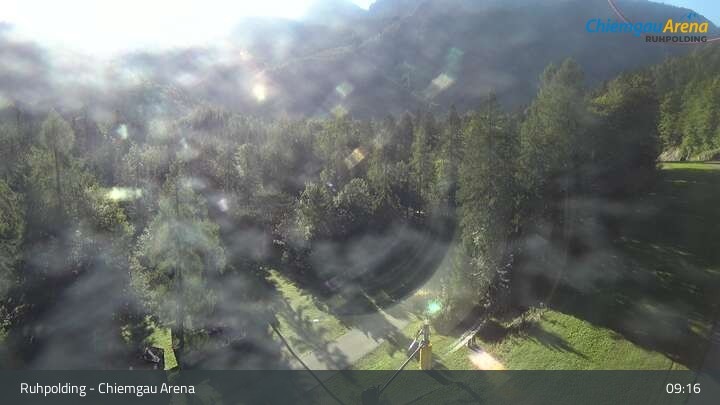 Archiv Foto Webcam Ruhpolding: Biathlonstadion Chiemgau Arena
