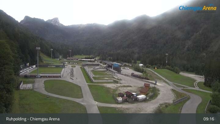 Archiv Foto Webcam Ruhpolding: Biathlonstadion Chiemgau Arena