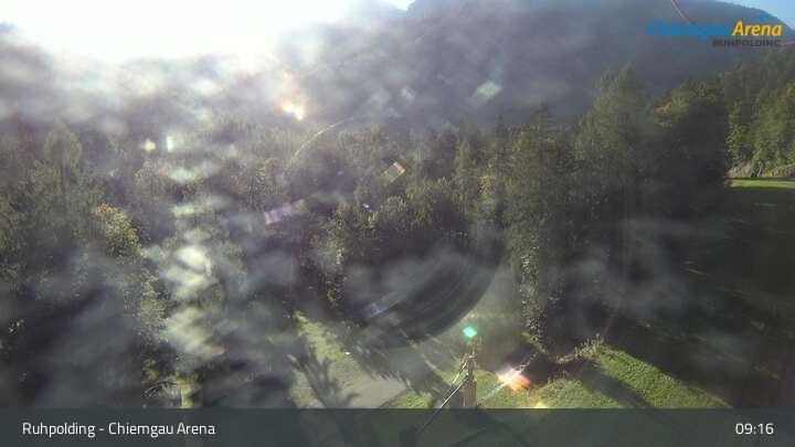 Archiv Foto Webcam Ruhpolding: Biathlonstadion Chiemgau Arena
