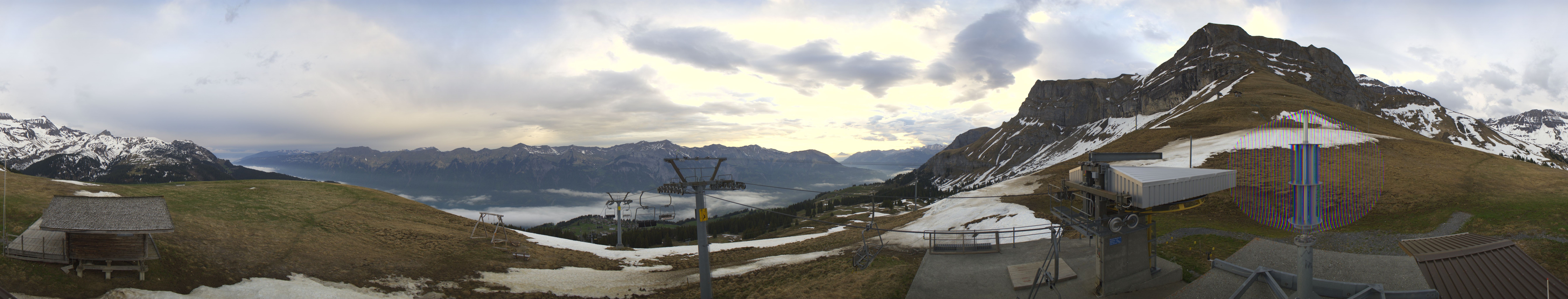 Archiv Foto Webcam Axalp - 360 Grad Kamera