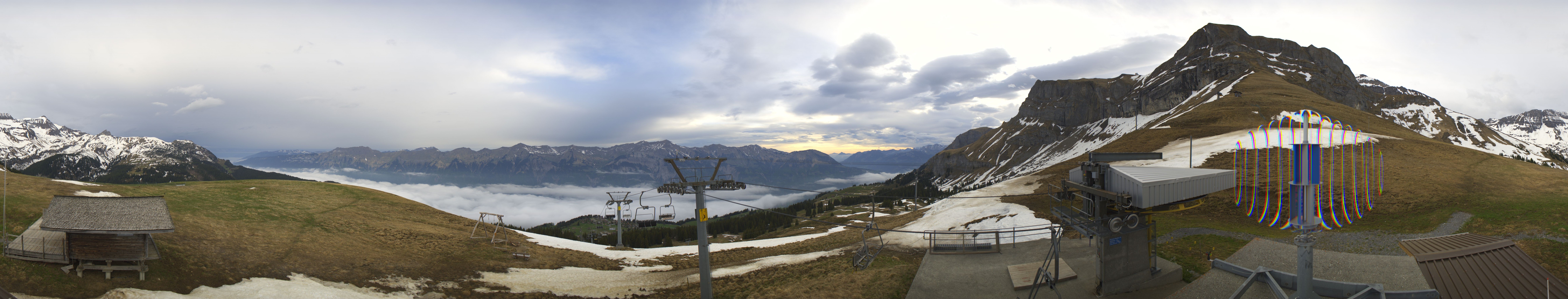 Archiv Foto Webcam Axalp - 360 Grad Kamera