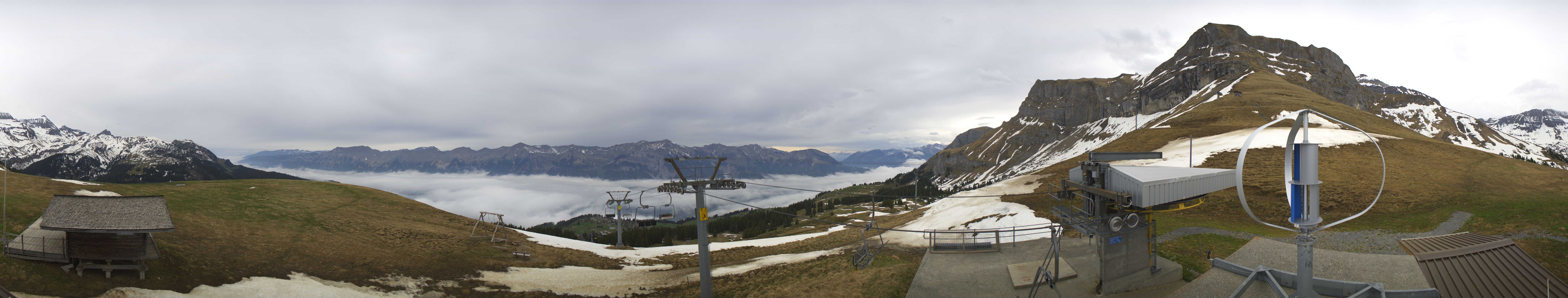 Archiv Foto Webcam Axalp - 360 Grad Kamera