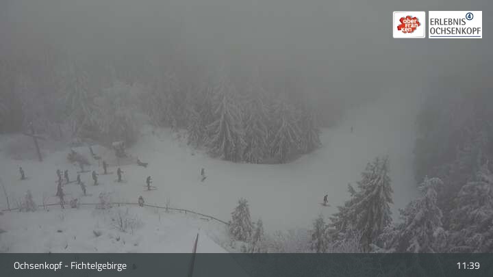 Archiv Foto Webcam Ochsenkopf - Ausblick vom Asenturm