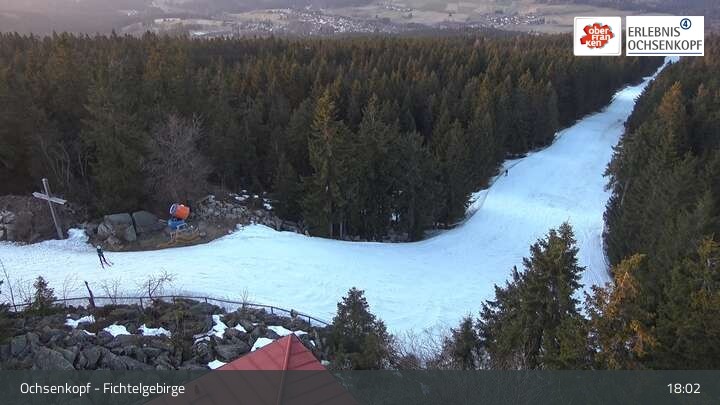 Archiv Foto Webcam Ochsenkopf - Ausblick vom Asenturm