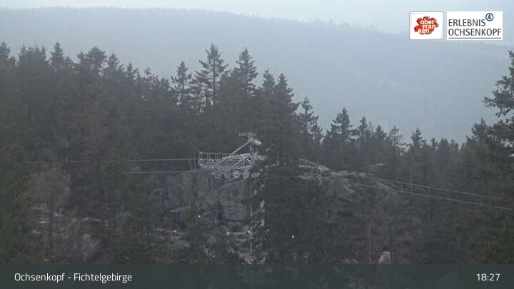 Archiv Foto Webcam Ochsenkopf - Ausblick vom Asenturm