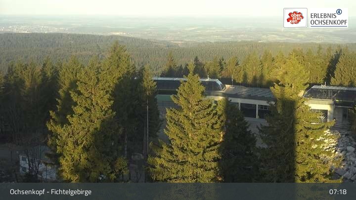 Archiv Foto Webcam Ochsenkopf - Ausblick vom Asenturm