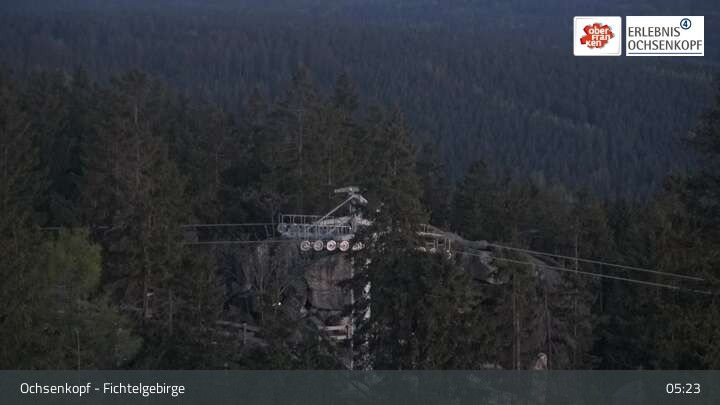 Archiv Foto Webcam Ochsenkopf - Ausblick vom Asenturm