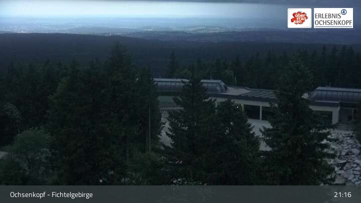 Archiv Foto Webcam Ochsenkopf - Ausblick vom Asenturm
