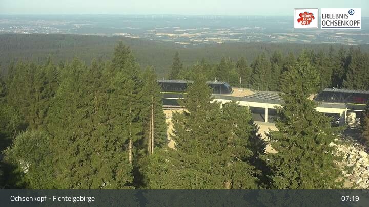 Archiv Foto Webcam Ochsenkopf - Ausblick vom Asenturm
