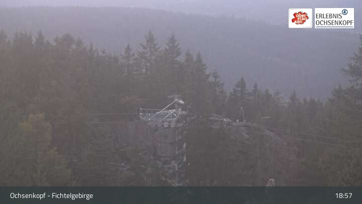 Archiv Foto Webcam Ochsenkopf - Ausblick vom Asenturm
