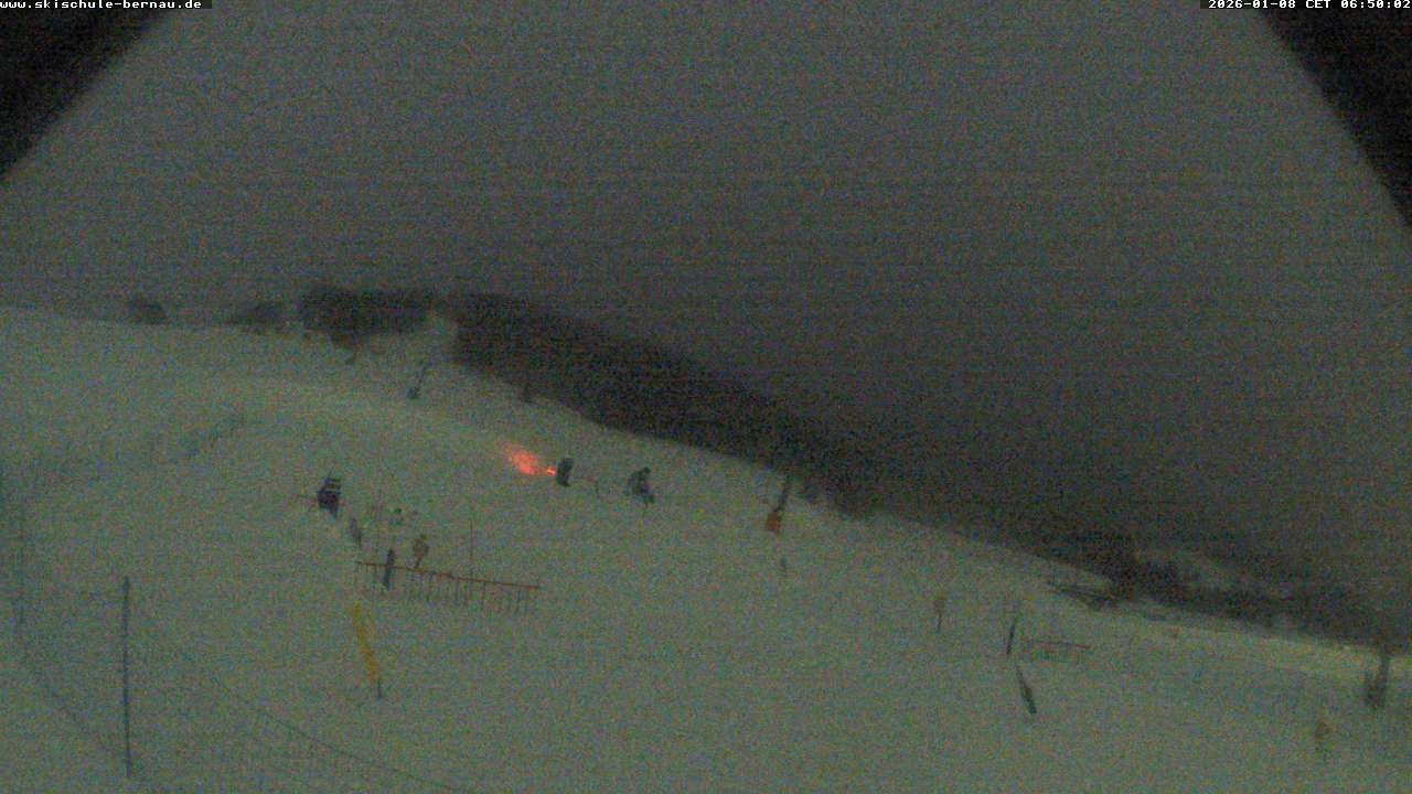 Archived image Webcam Bernau - Skischulgelände