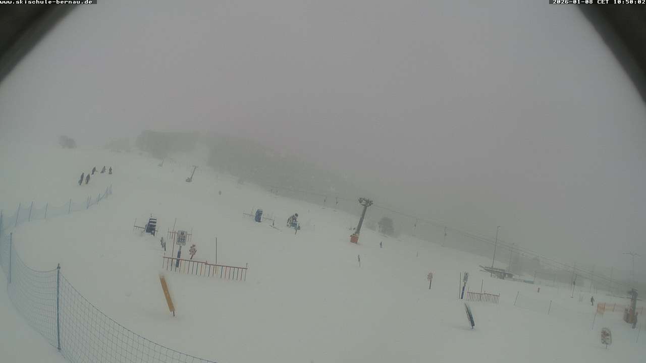 Archived image Webcam Bernau - Skischulgelände