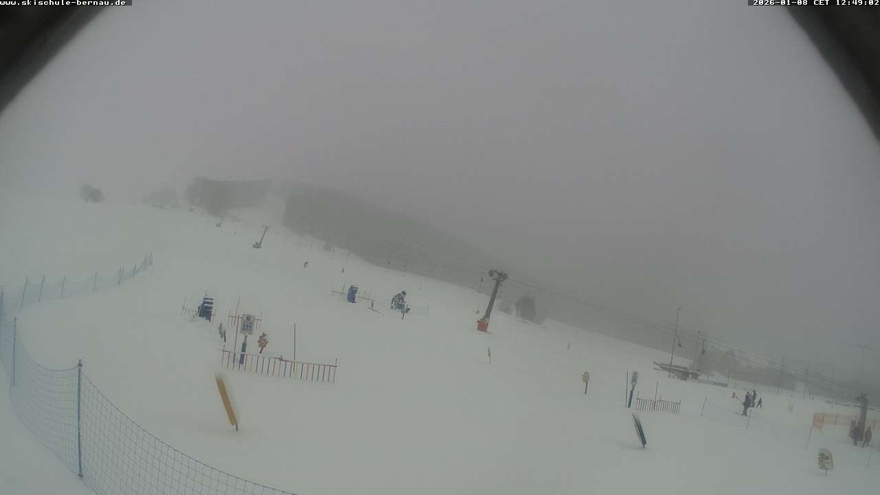 Archived image Webcam Bernau - Skischulgelände