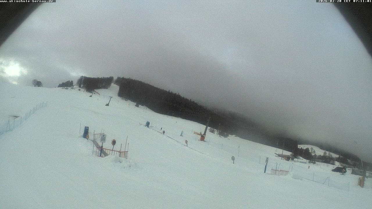 Archived image Webcam Bernau - Skischulgelände