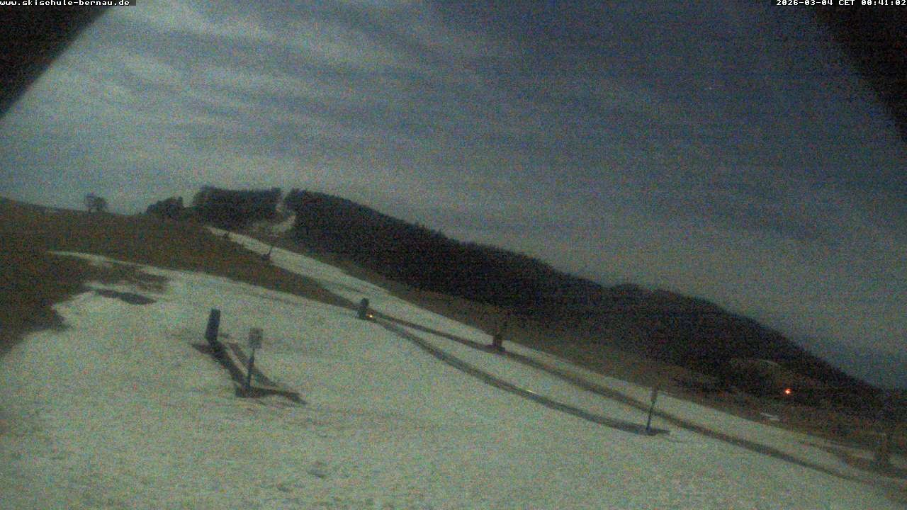 Archived image Webcam Bernau - Skischulgelände