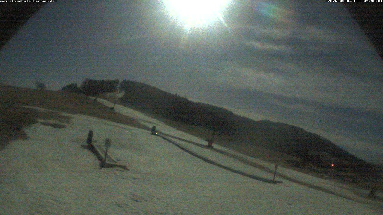 Archived image Webcam Bernau - Skischulgelände