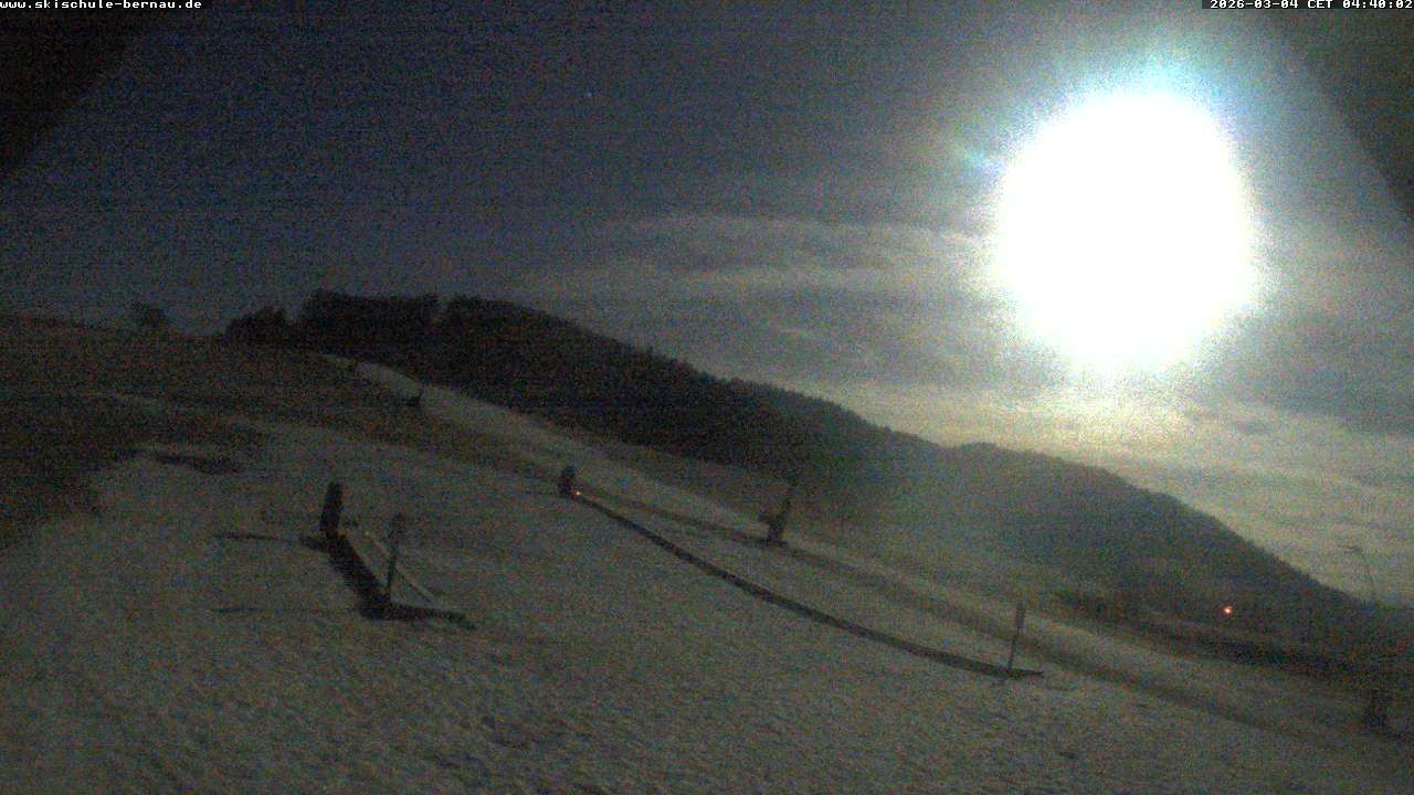 Archived image Webcam Bernau - Skischulgelände