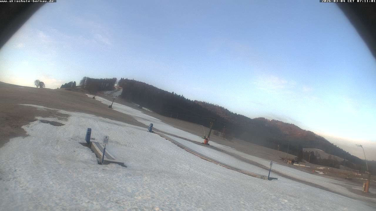 Archived image Webcam Bernau - Skischulgelände