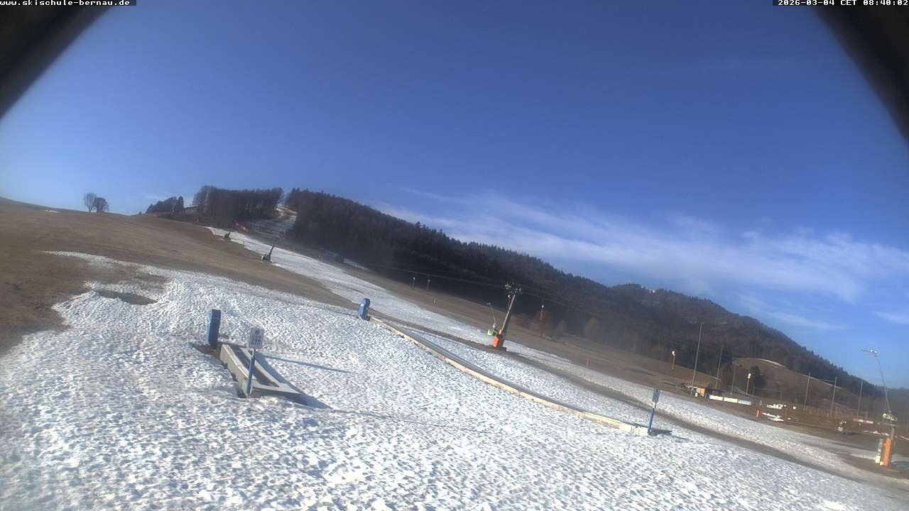 Archived image Webcam Bernau - Skischulgelände