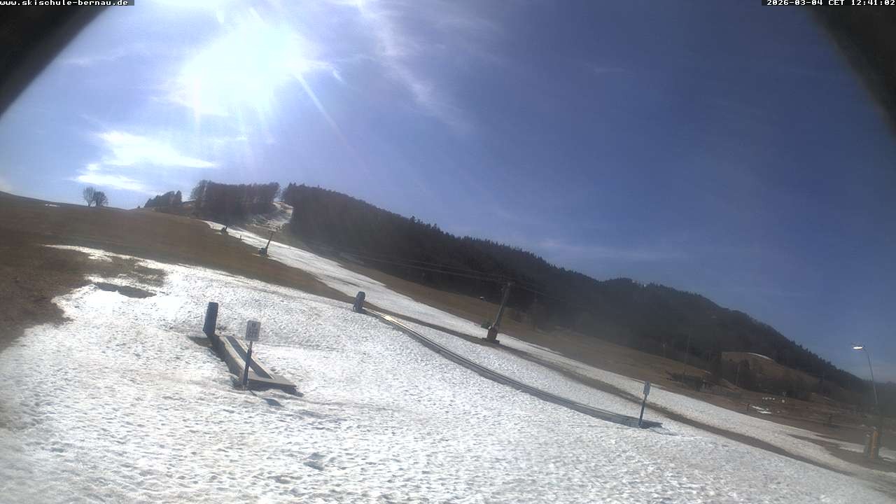Archived image Webcam Bernau - Skischulgelände