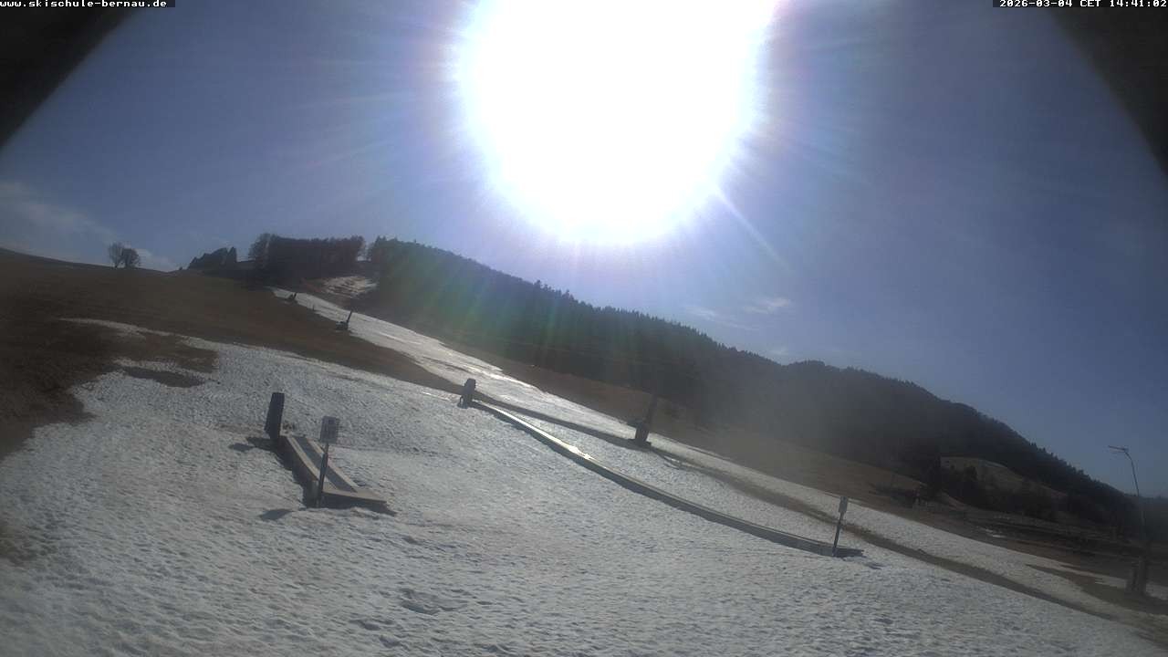 Archived image Webcam Bernau - Skischulgelände