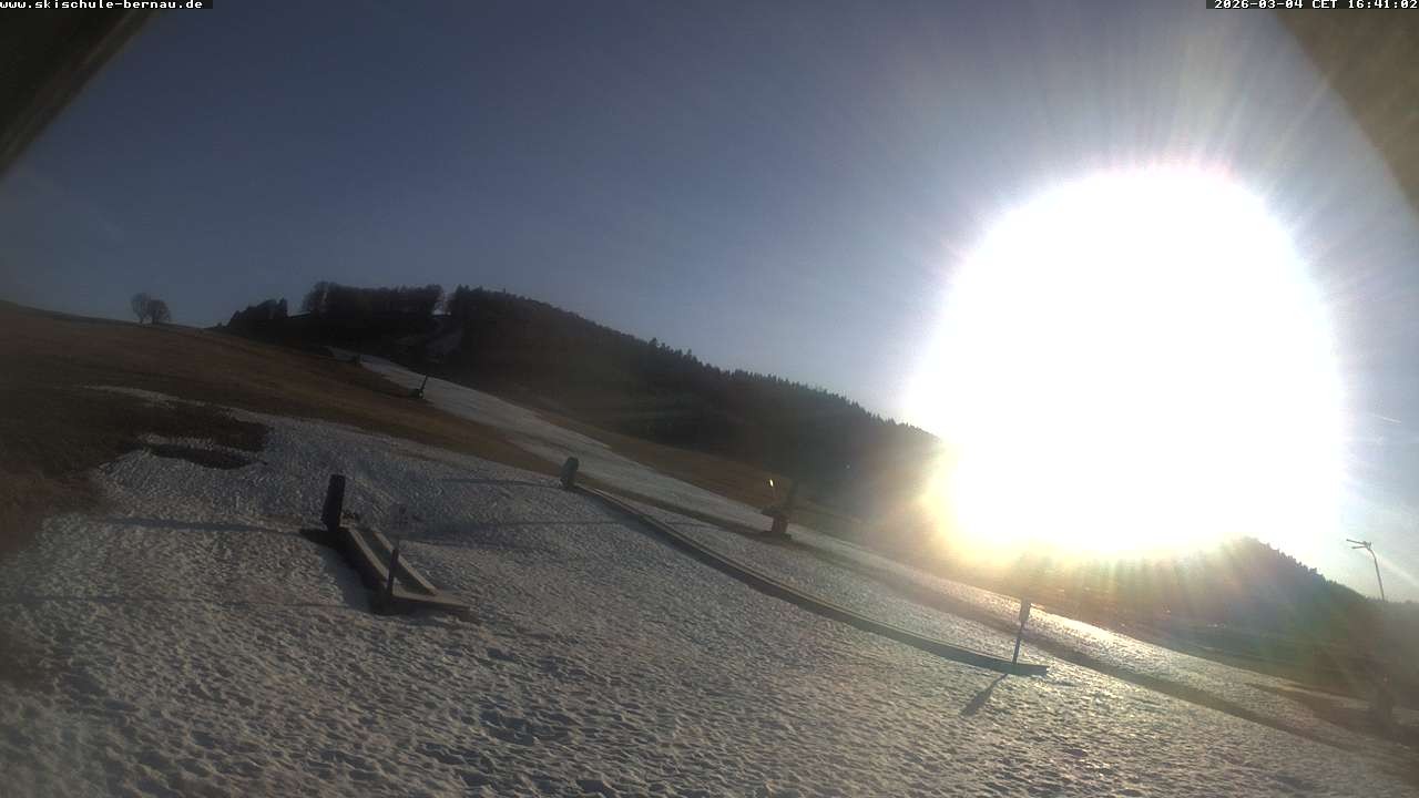 Archived image Webcam Bernau - Skischulgelände