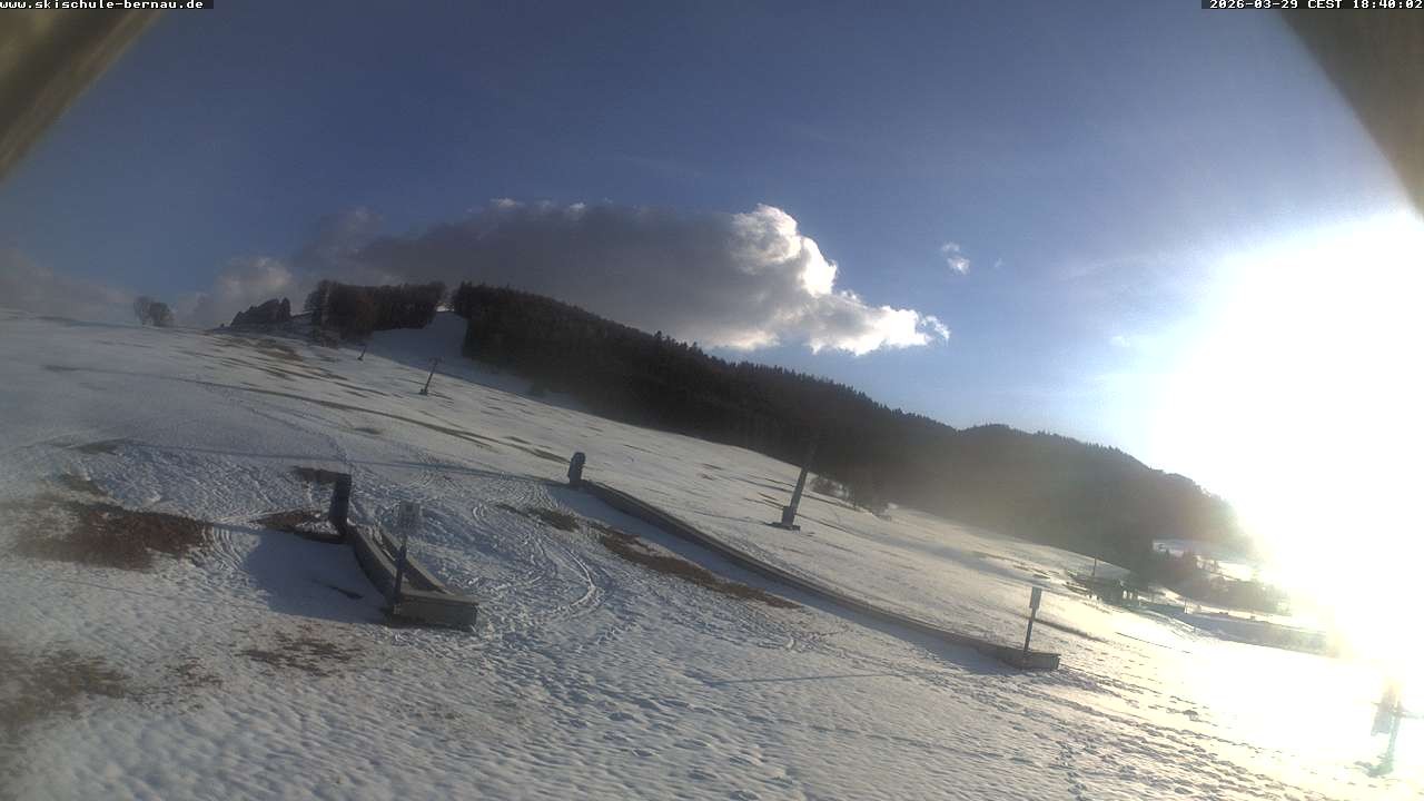 Archived image Webcam Bernau - Skischulgelände