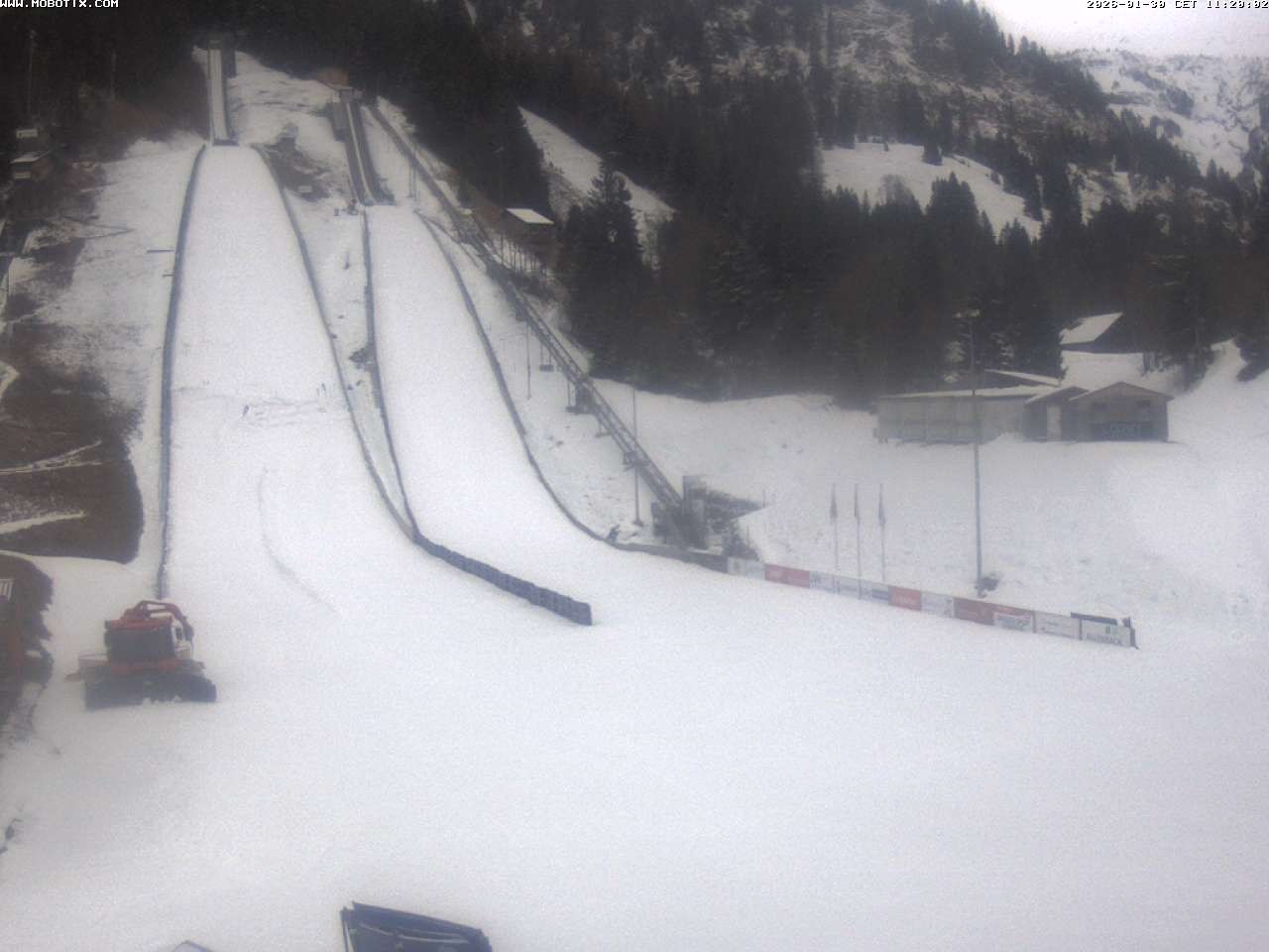 Archiv Foto Webcam Kandersteg: Sprungschanzen