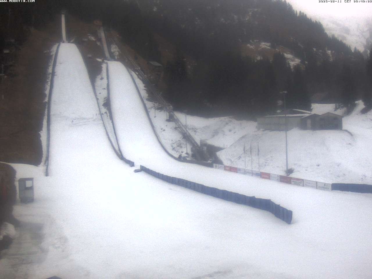 Archiv Foto Webcam Kandersteg: Sprungschanzen