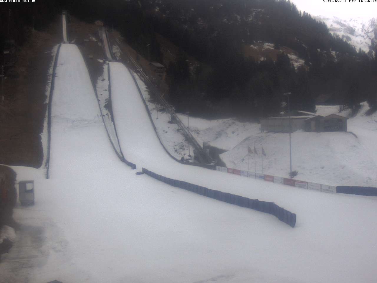 Archiv Foto Webcam Kandersteg: Sprungschanzen