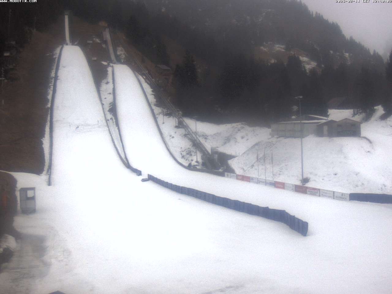 Archiv Foto Webcam Kandersteg: Sprungschanzen