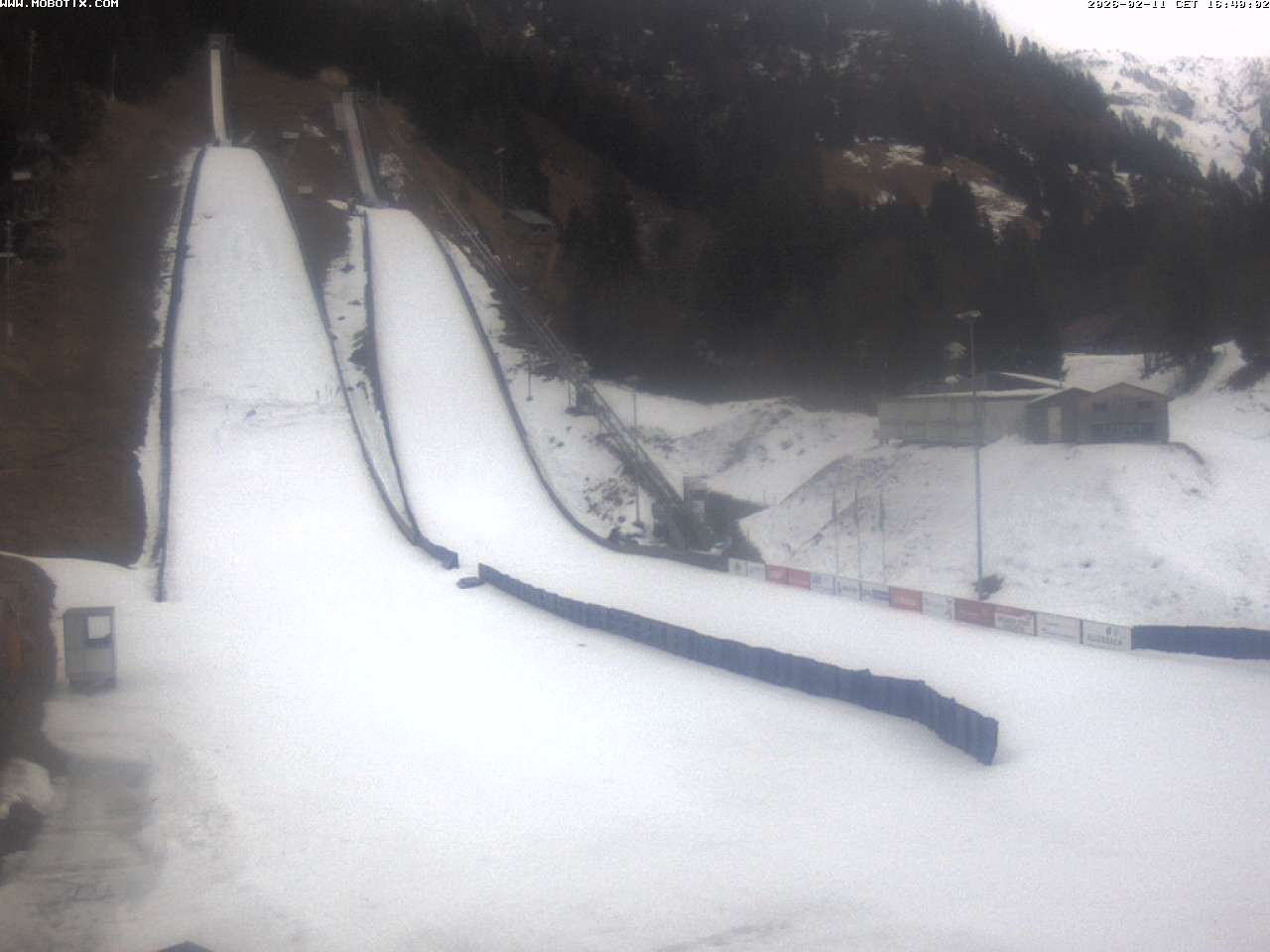 Archiv Foto Webcam Kandersteg: Sprungschanzen