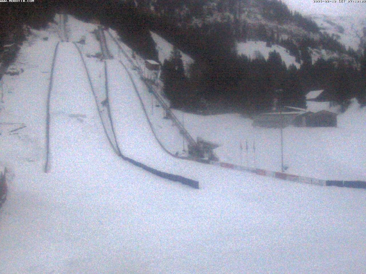 Archiv Foto Webcam Kandersteg: Sprungschanzen