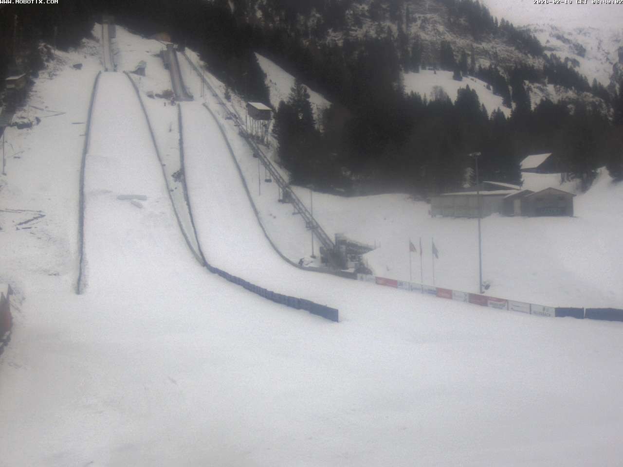 Archiv Foto Webcam Kandersteg: Sprungschanzen