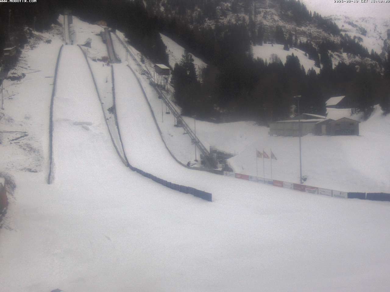 Archiv Foto Webcam Kandersteg: Sprungschanzen