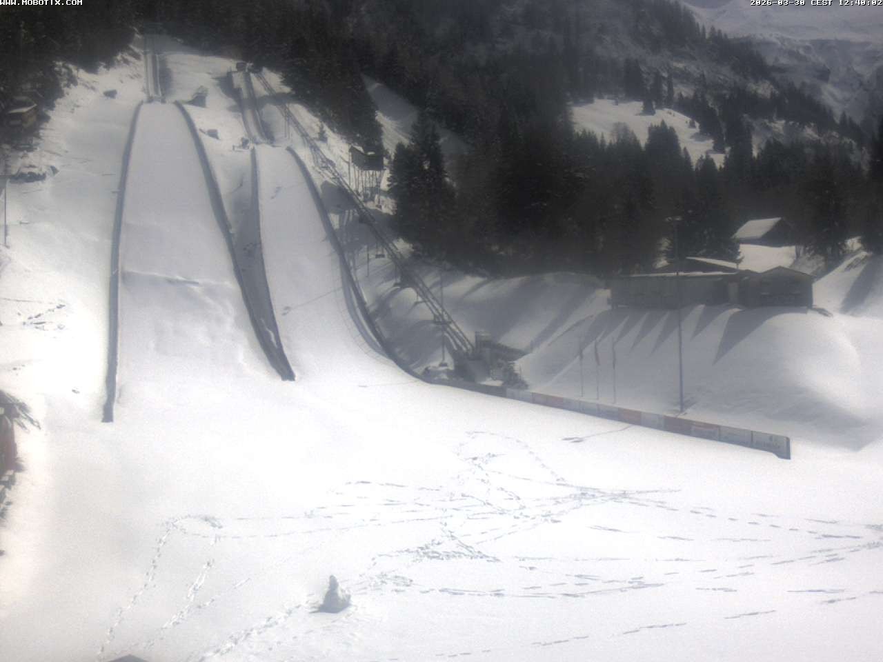 Archiv Foto Webcam Kandersteg: Sprungschanzen