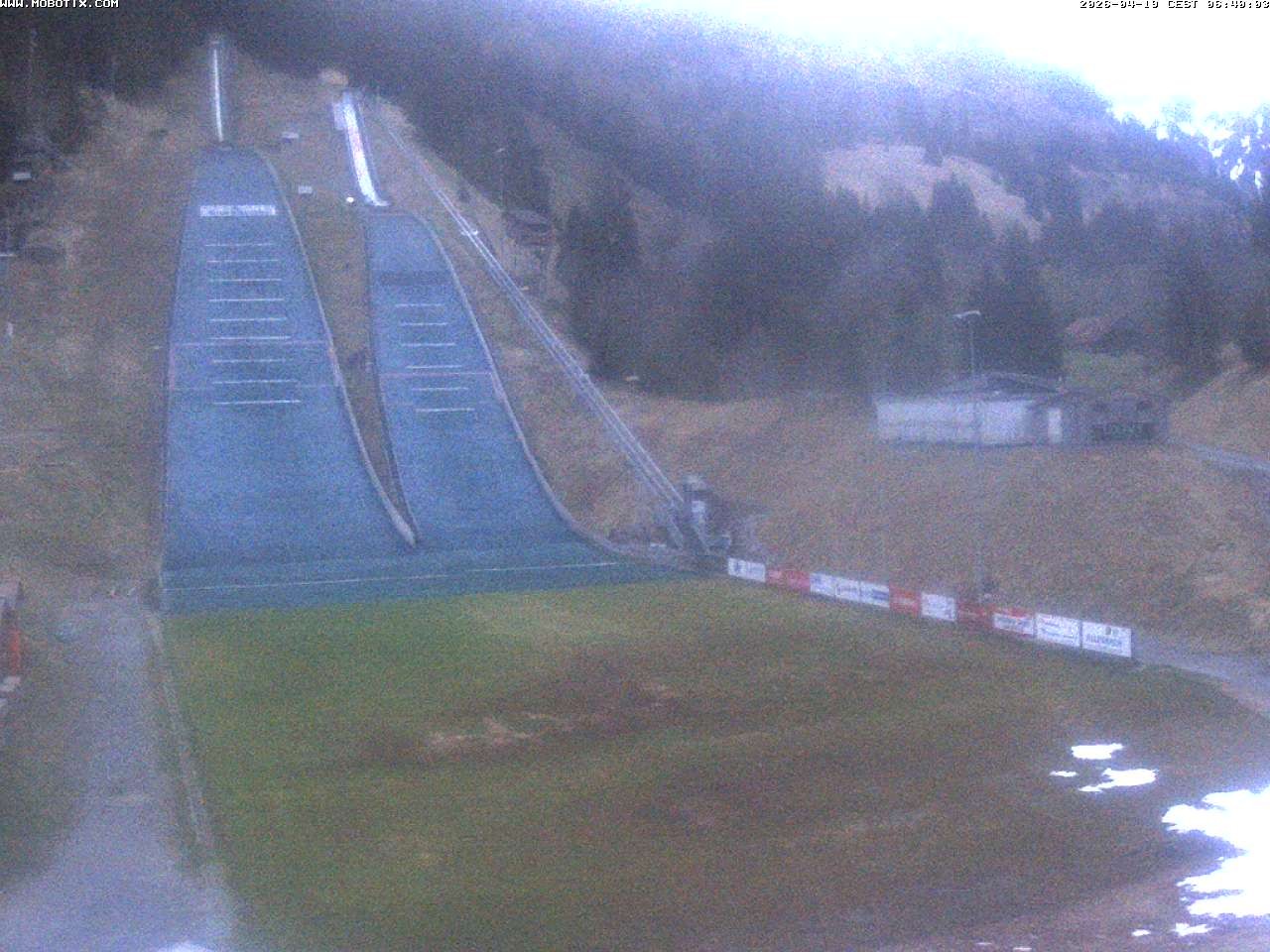 Archiv Foto Webcam Kandersteg: Sprungschanzen